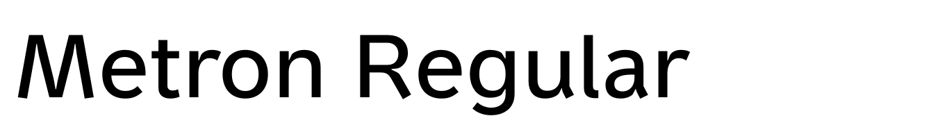 Metron Regular